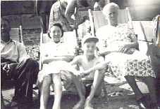 The family at Herne Bay in 1951 or '53