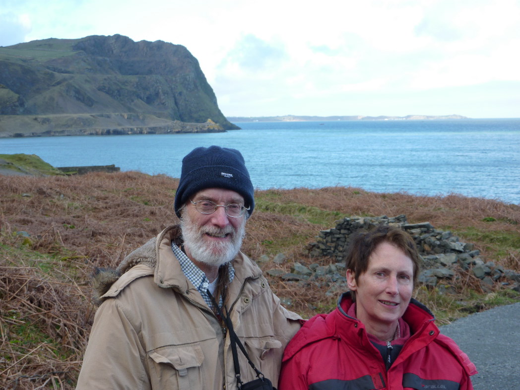 Vic & Angela at Nant Gwrtheyrn