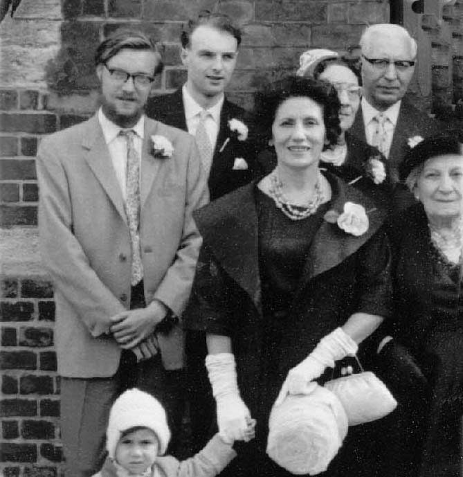 Me at cousin Tony's wedding, circa 1963