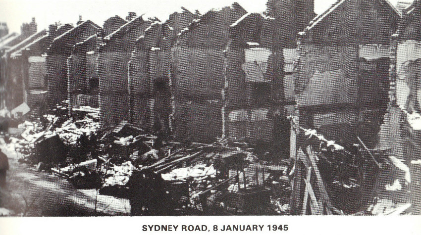 V2 damage, Tottenham