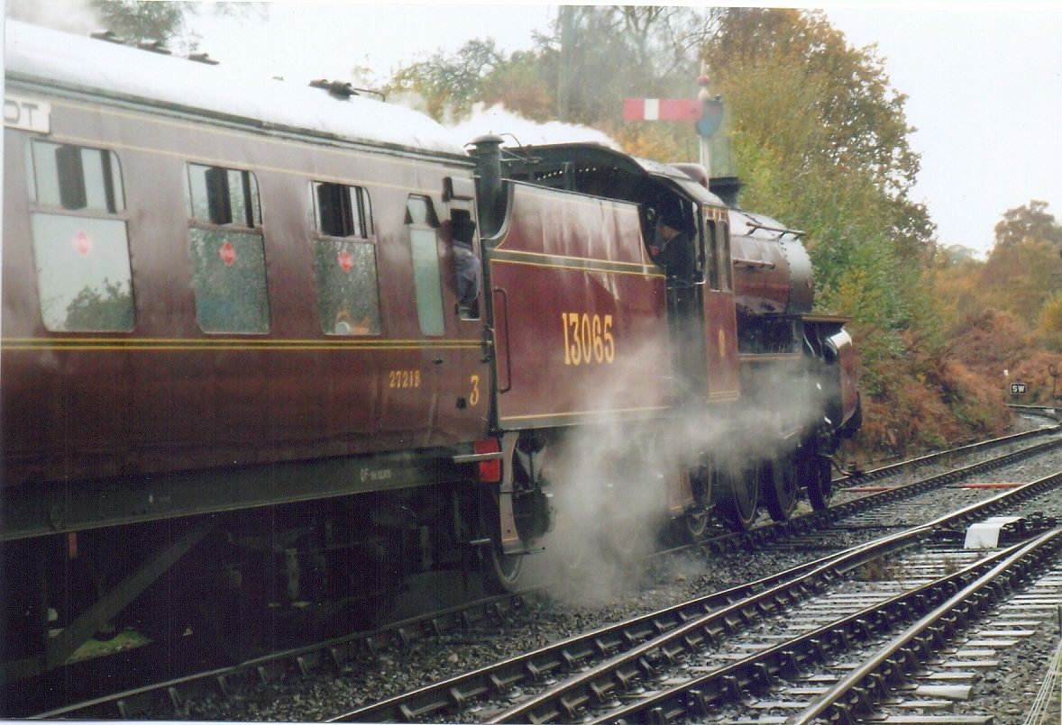 Ex-LMS crab 13065 at Arley station, 2017