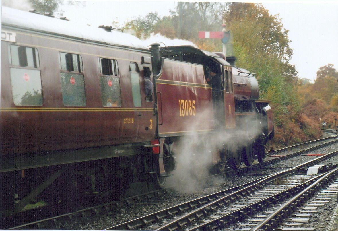 Ex-LMS crab 13065 at Arley station, 2017