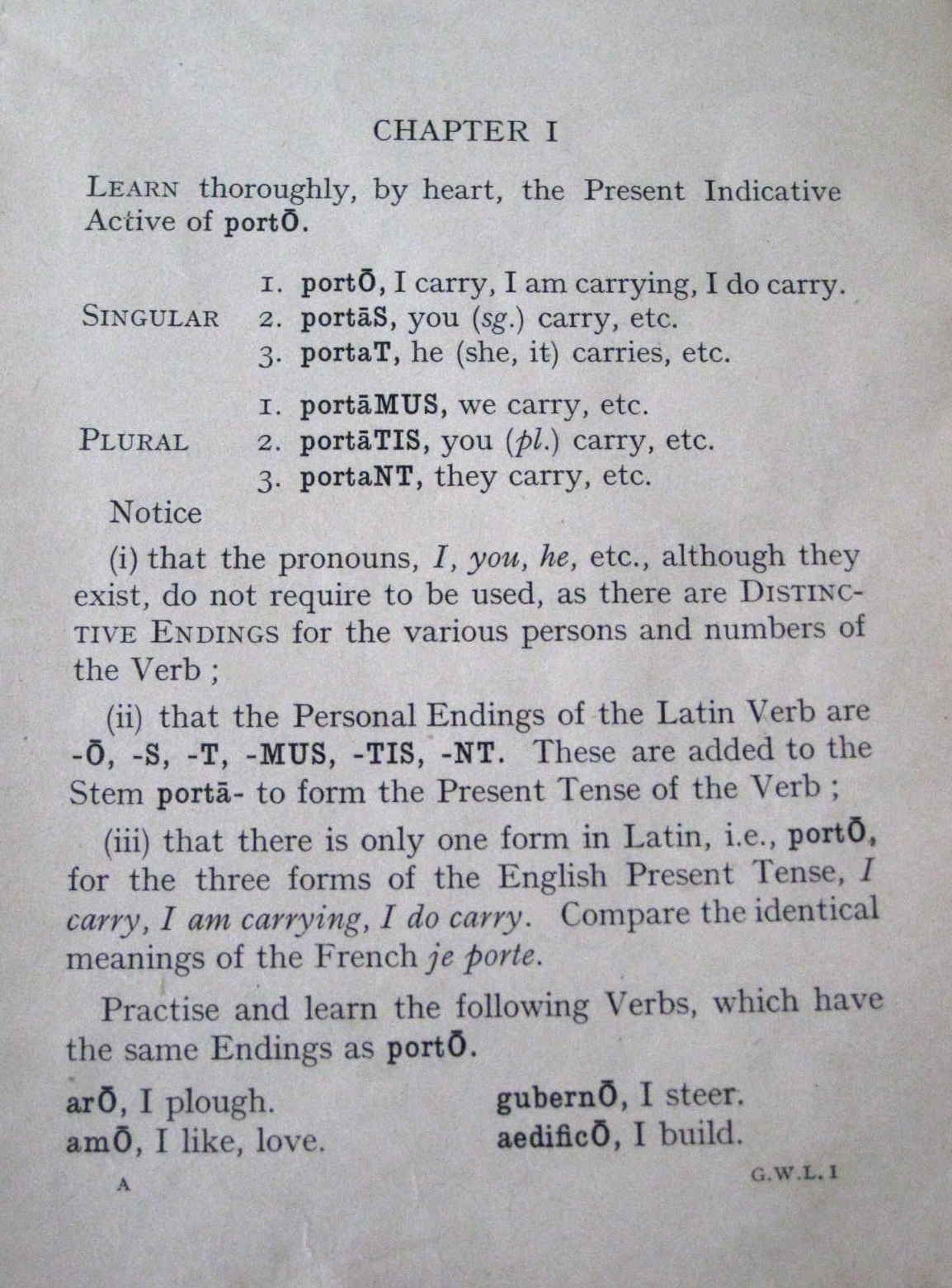 Gould & Whiteley Latin primer