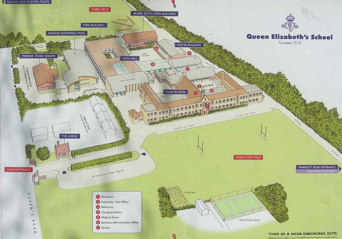 QE site plan, 2011