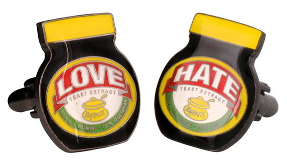 Marmite cufflinks