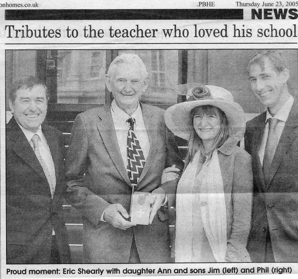 Eric Shearly - obituary